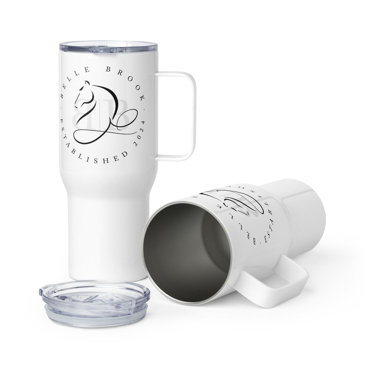 Logo Travel mug with a handle