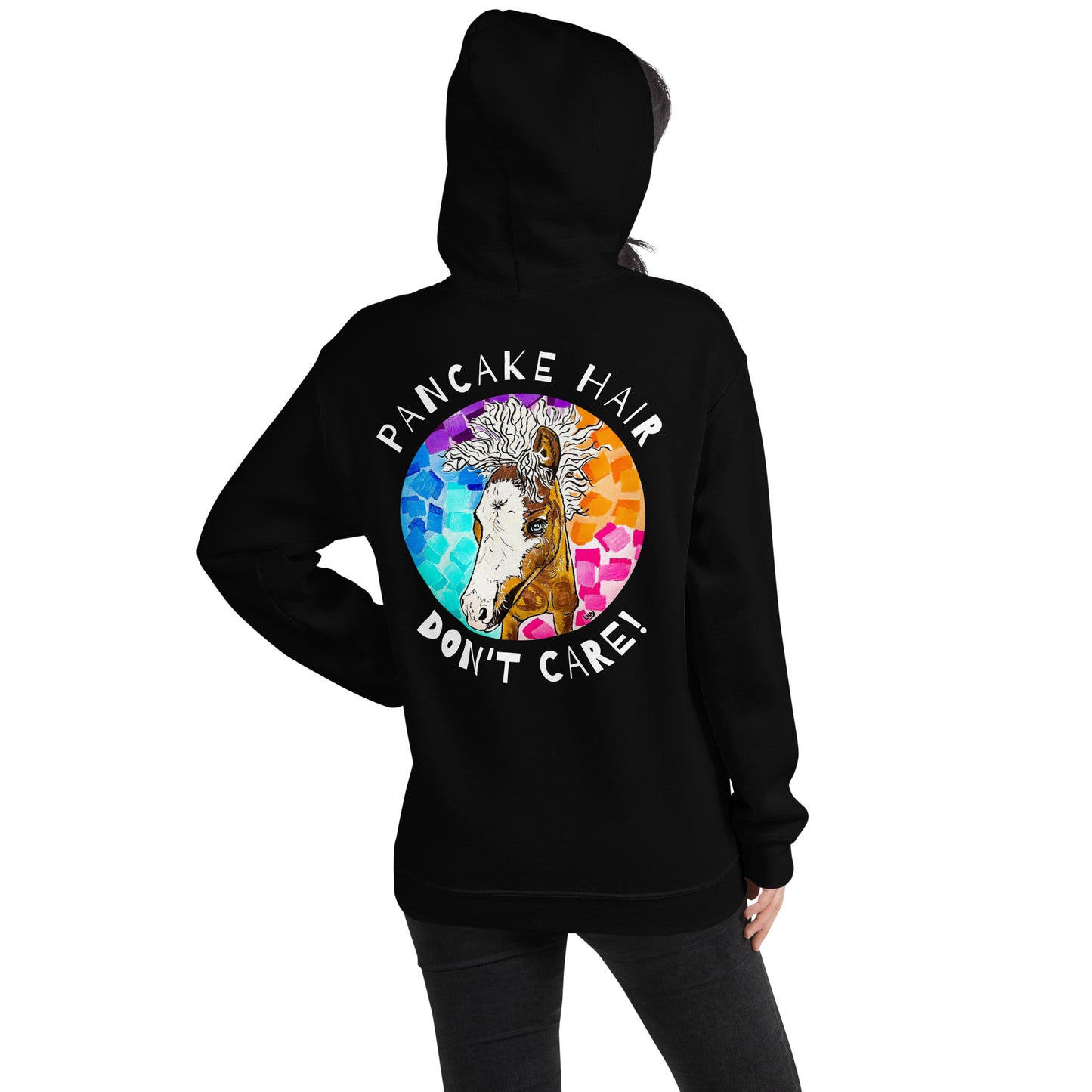Pancake Hair w/ Logo Unisex Hoodie
