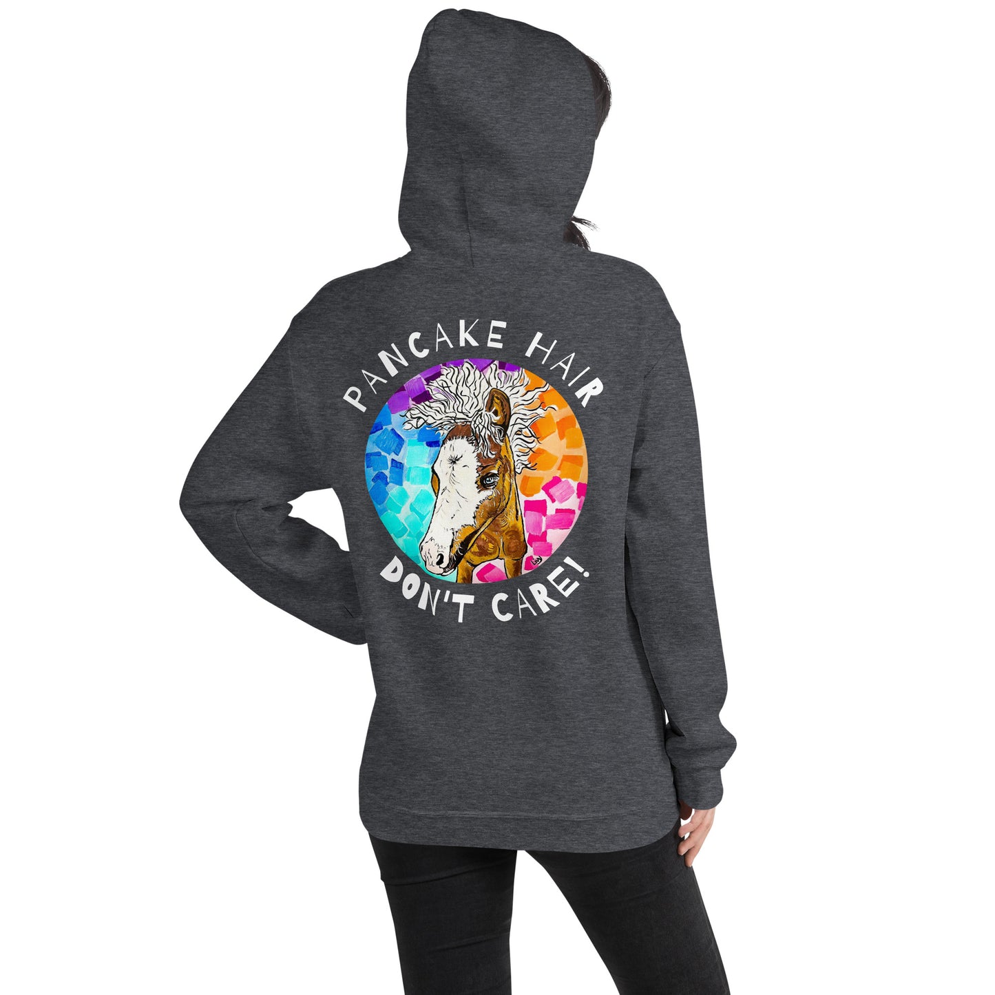 Pancake Hair w/ Logo Unisex Hoodie