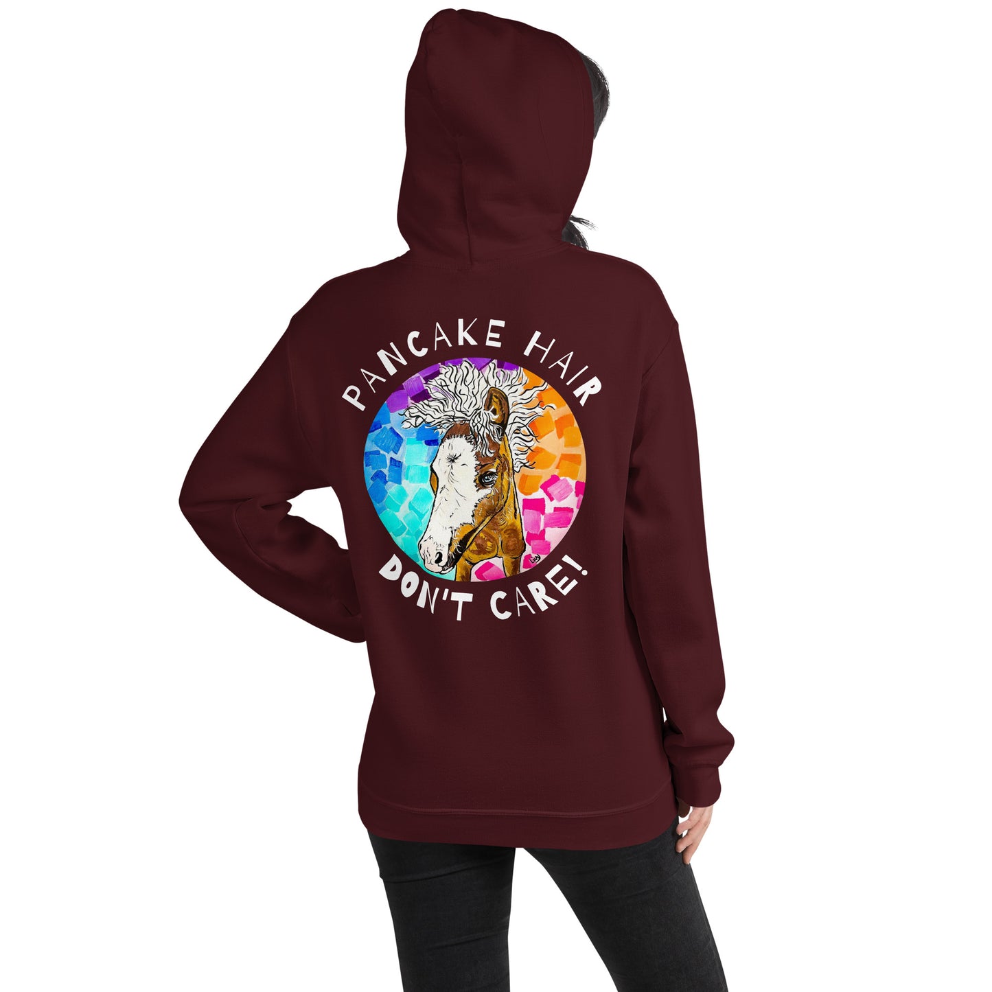 Pancake Hair w/ Logo Unisex Hoodie