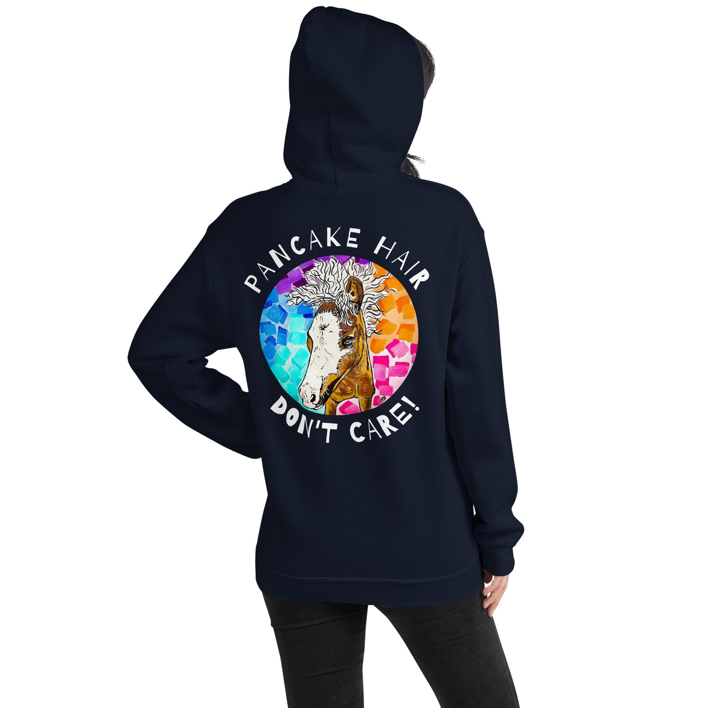 Pancake Hair w/ Logo Unisex Hoodie