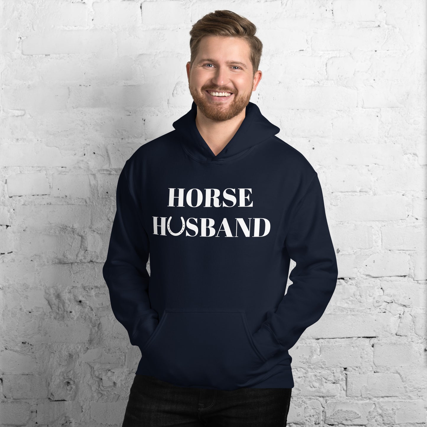 Unisex Horse Husband Hoodie