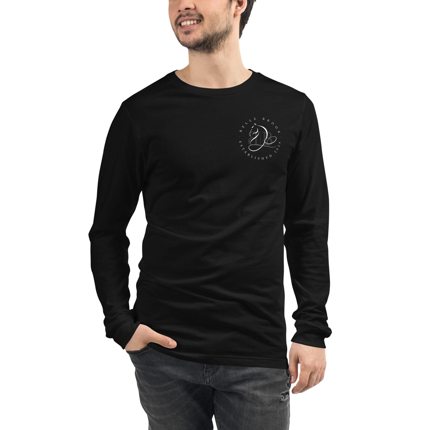 Unisex Horse Husband Long Sleeve Tee