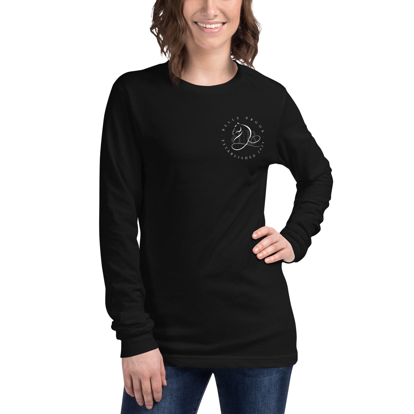 Pancake Hair w/ Logo Unisex Long Sleeve Tee