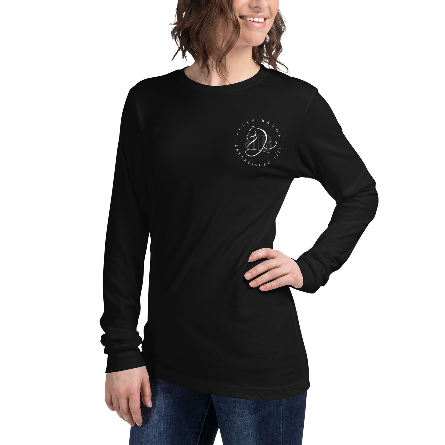 Pancake Hair w/ Logo Unisex Long Sleeve Tee