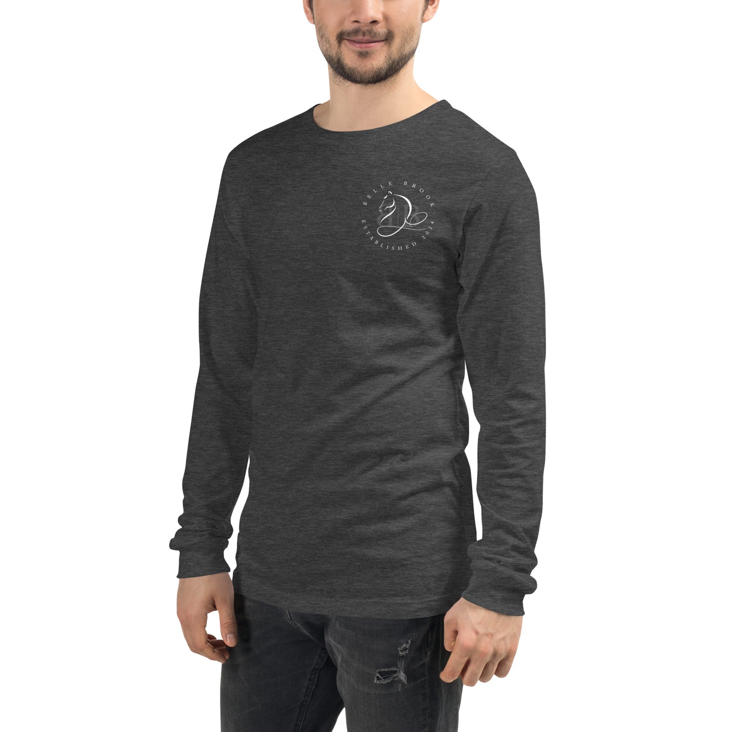 Unisex Horse Husband Long Sleeve Tee