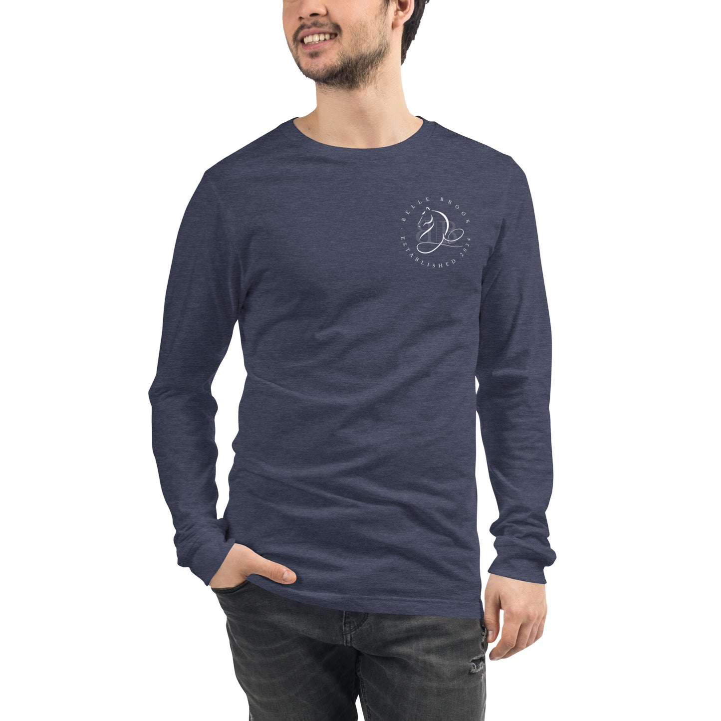 Unisex Horse Husband Long Sleeve Tee