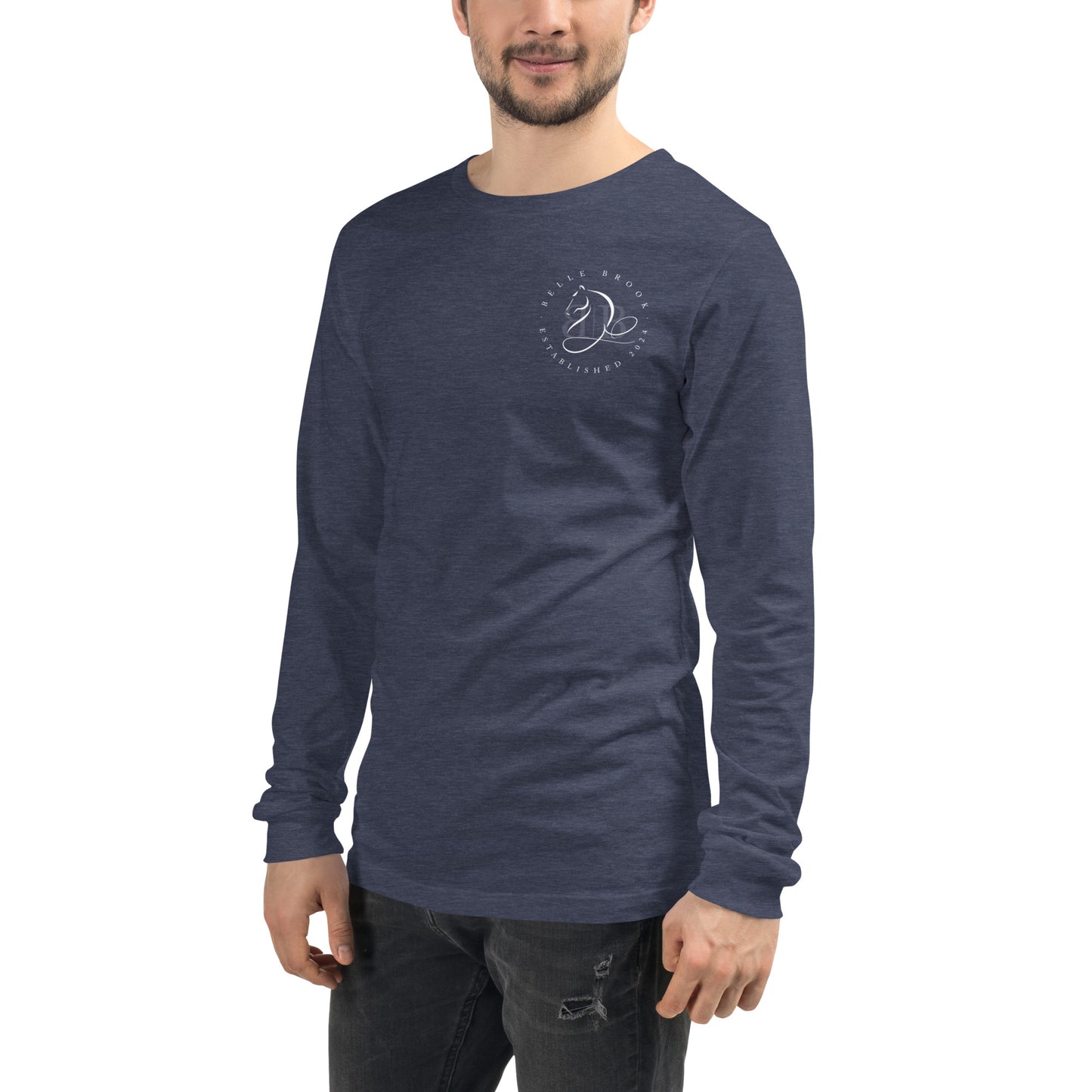 Unisex Horse Husband Long Sleeve Tee
