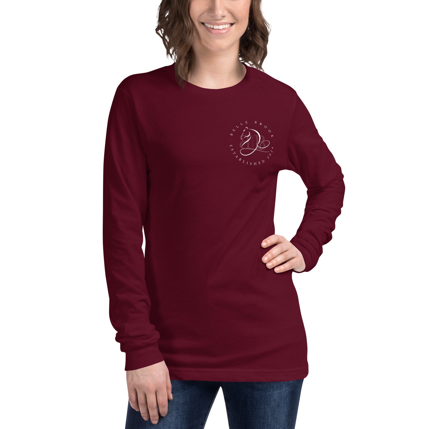 Pancake Hair w/ Logo Unisex Long Sleeve Tee
