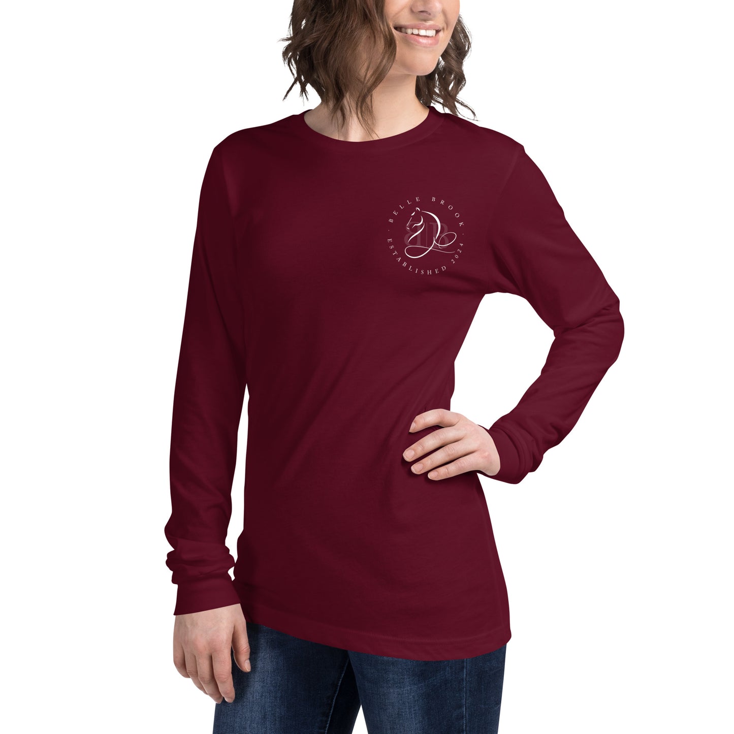 Pancake Hair w/ Logo Unisex Long Sleeve Tee