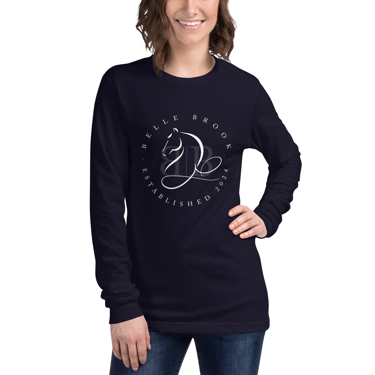 Unisex Long Sleeve Logo Tee