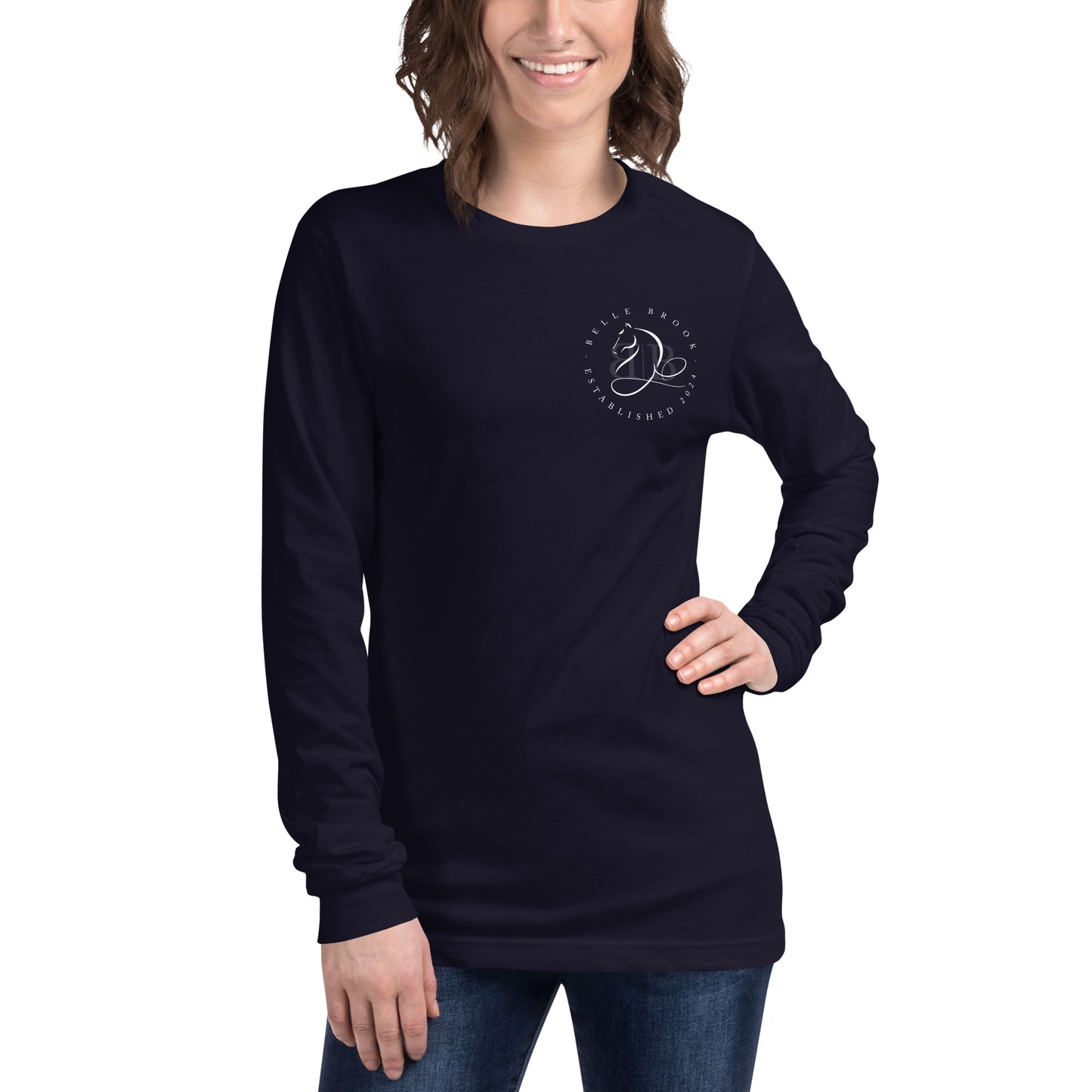 Pancake Hair w/ Logo Unisex Long Sleeve Tee