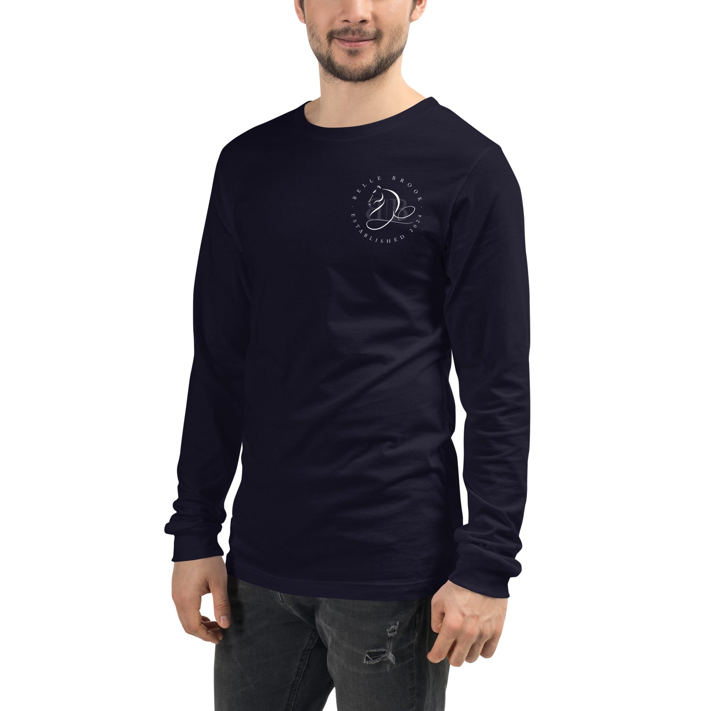 Unisex Horse Husband Long Sleeve Tee