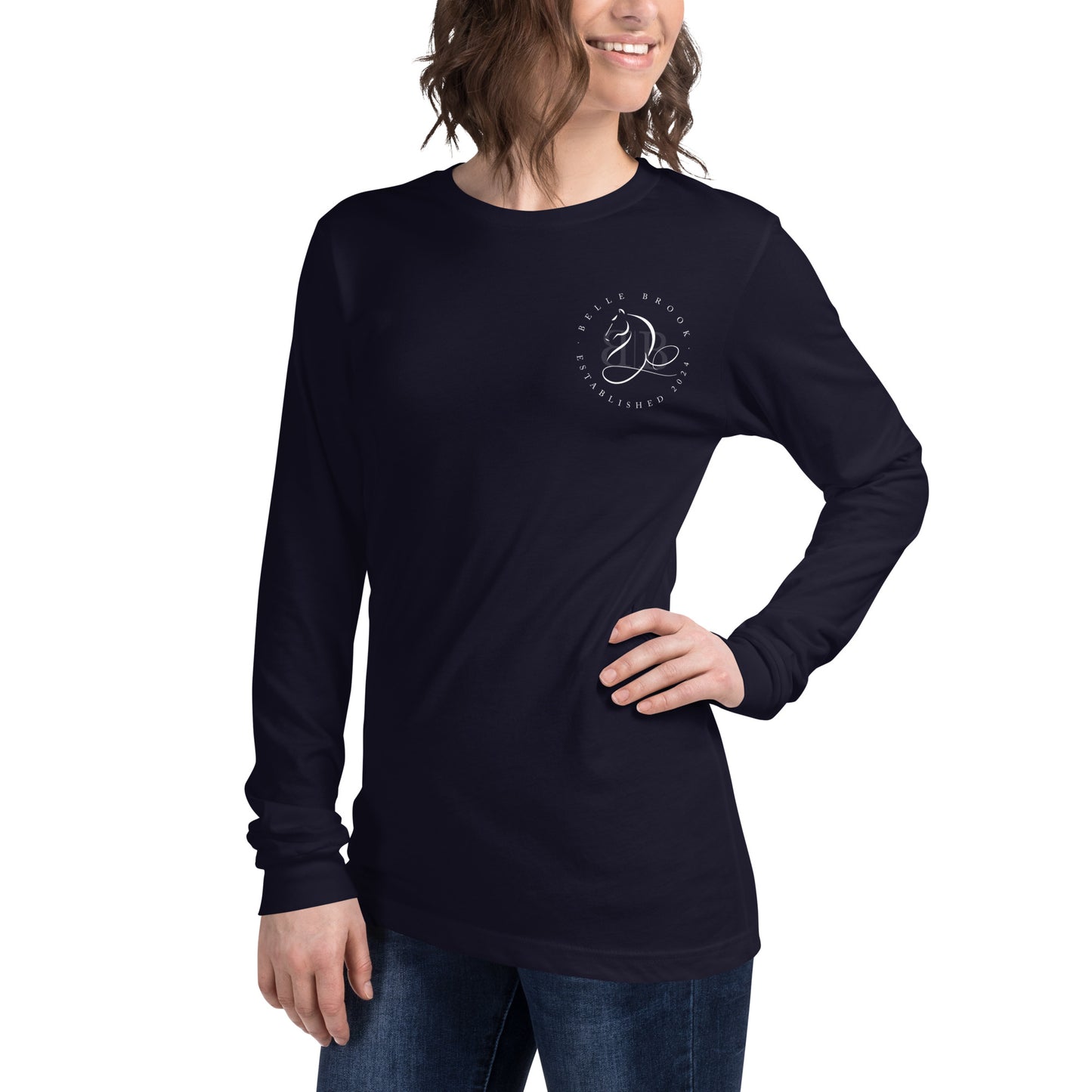 Pancake Hair w/ Logo Unisex Long Sleeve Tee