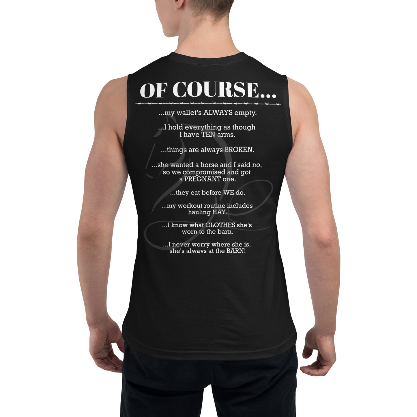 Horse Husband Muscle Shirt