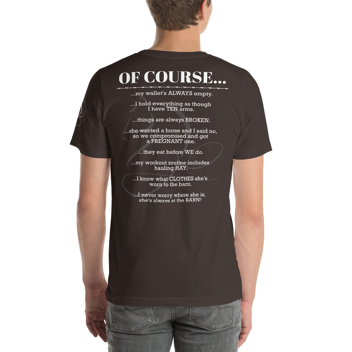 Unisex Horse Husband t-shirt