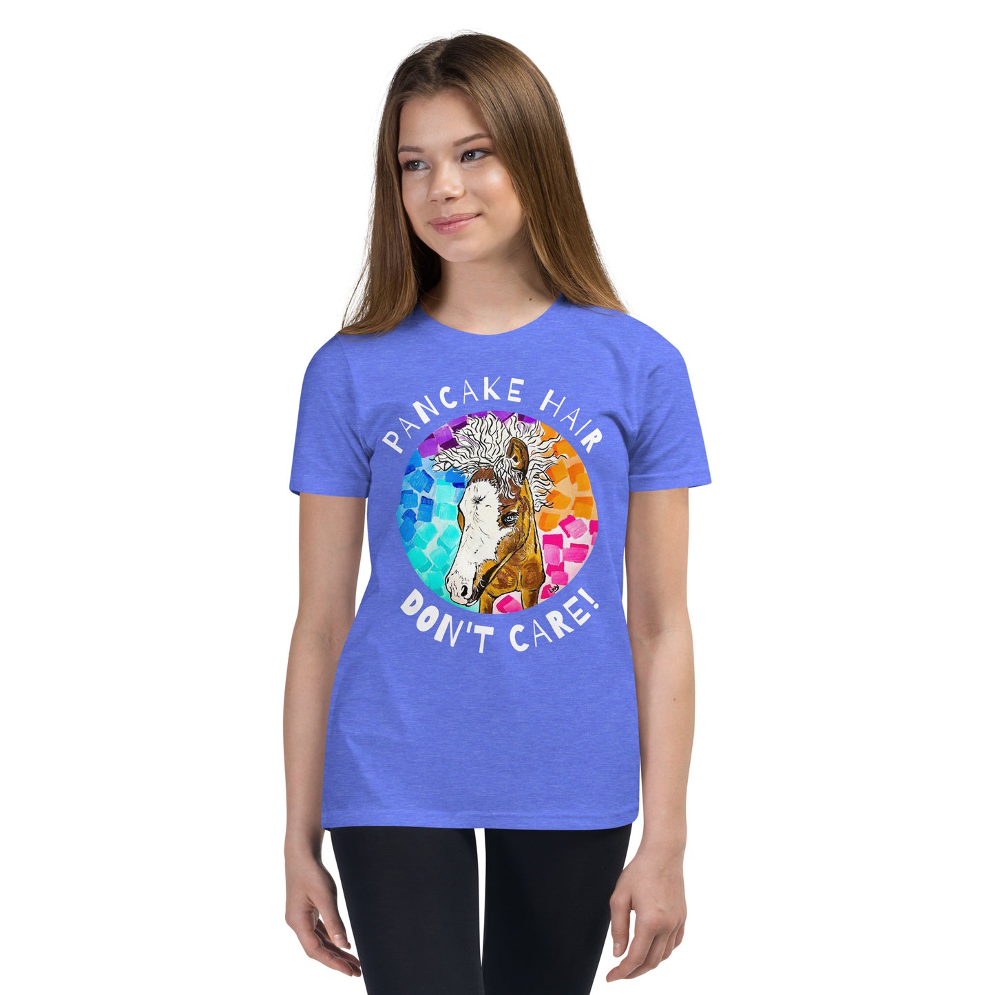 Youth Short Sleeve Pancake Hair T-Shirt